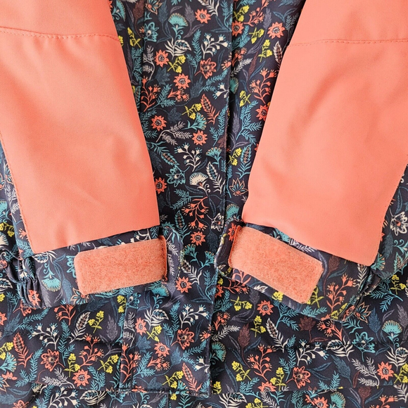 Roxy Toddler Snowsuit Paradise Jumpsuit Grow Technology Fur Collar Blue Pink 2T - Picture 13 of 16